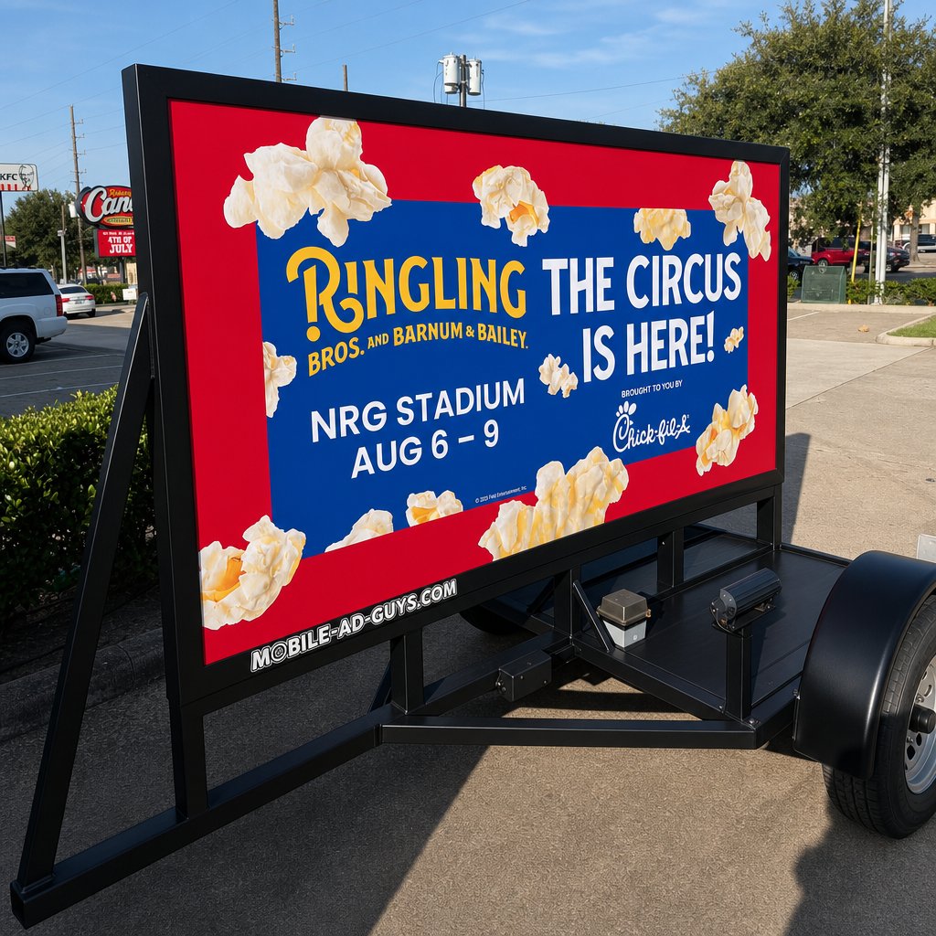 Ringling Bros. Circus mobile billboard campaign